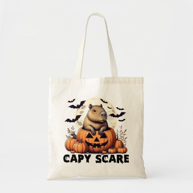 Capy Scare Capybara Halloween Tragetasche (Vorne)