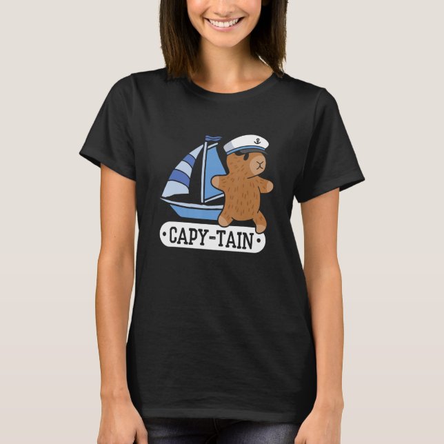 Capy Tain Rodent Capybara T-Shirt (Vorderseite)