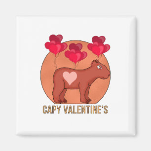 Capy Valentine Magnet