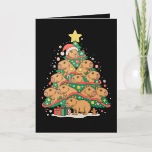 Capy Weihnachten Capybara Weihnachtsbaum Urlaubsze