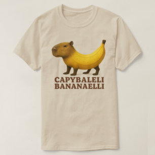 Capybaleli Bananaelli - Italienisch Brainrot Banan T-Shirt