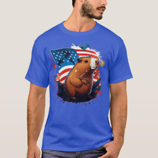 Capybara 4. Juli T-Shirt