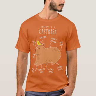Capybara-Anatomie 4 T-Shirt