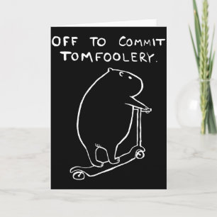 Capybara auf dem Weg, Unsinn zu treiben Karte