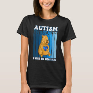 Capybara-Autismus-Bewusstseinsmonat T-Shirt