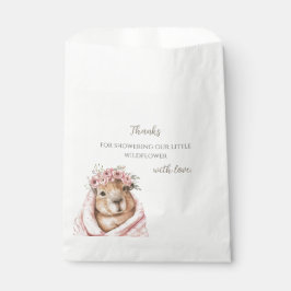 Capybara Baby Shower • Wildflower  Geschenktütchen