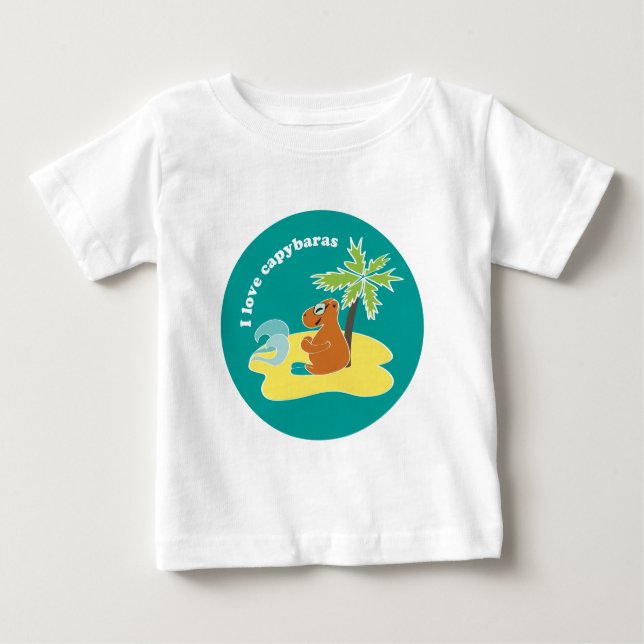 Capybara Baby T-shirt (Vorderseite)