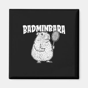 Capybara Badminton Shuttle - Player Racket Badminb Magnet