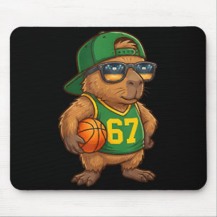 Capybara Basketball 67 Gen Alpha Slang Srts Männer Mousepad