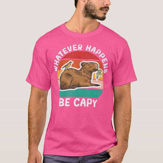 Capybara Be Capybara T-Shirt (Vorderseite)