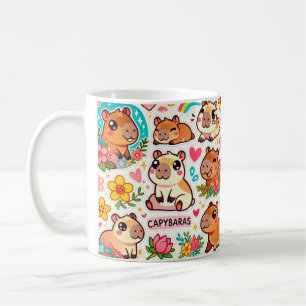 Capybara Bloom – Süße Vibes Tasse