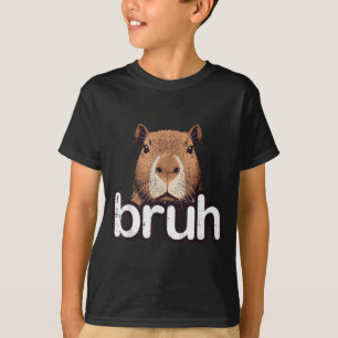 Capybara Bruh Lustiges Capy Meme Nagetier Männer J T-Shirt