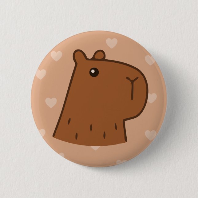 Capybara Button (Vorderseite)