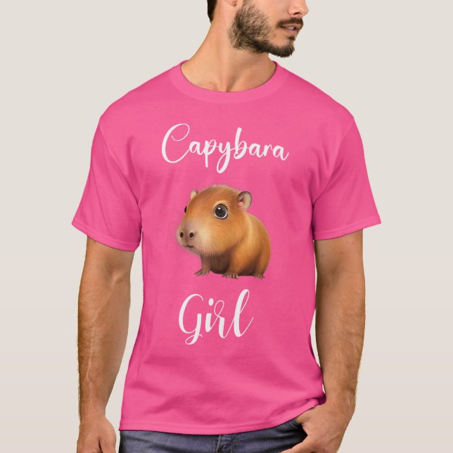 Capybara Capybara Niedlich Capybara T-Shirt (Vorderseite)