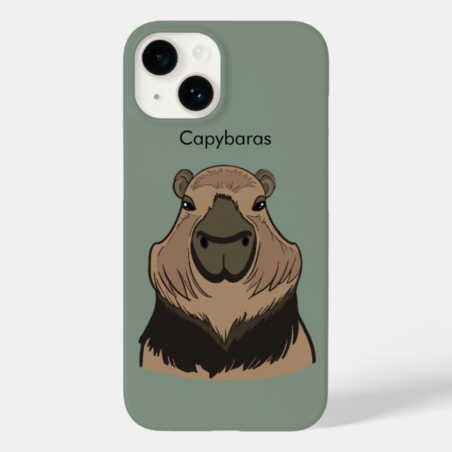 Capybara Case-Mate iPhone 14 Hülle (Rückseite)