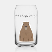 Capybara ce que vous regardez Drinkware Set