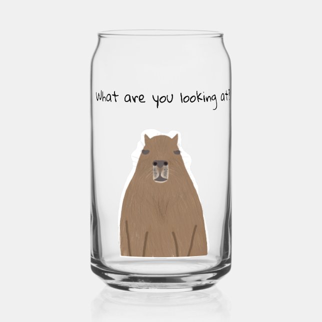 Capybara ce que vous regardez Drinkware Set (Recto)