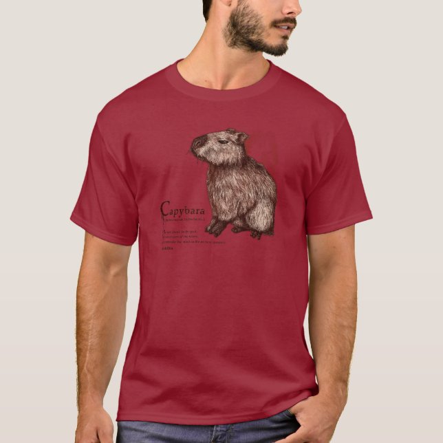 capybara - chocolate T-Shirt (Vorderseite)