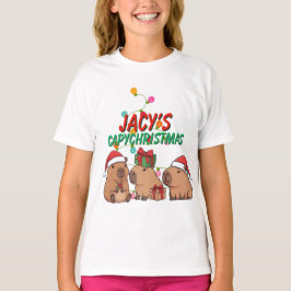 Capybara Christmas Holiday  T-Shirt