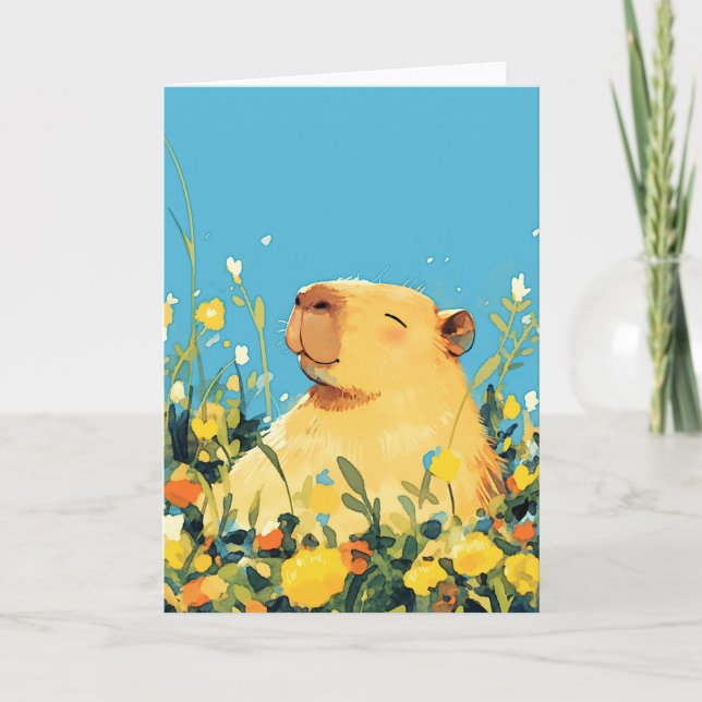 Capybara Comfort Karte (Vorderseite)