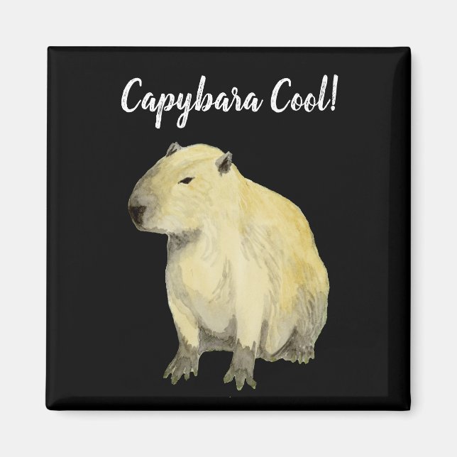 Capybara Cool Magnet (Vorne)