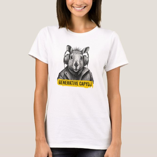 Capybara cooler T - Shirt (Vorderseite)