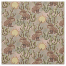 Capybara Cowboy Jane- whimsical wild life