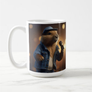 "Capybara-Cowboy: Serenade des wilden Westens" Kaffeetasse