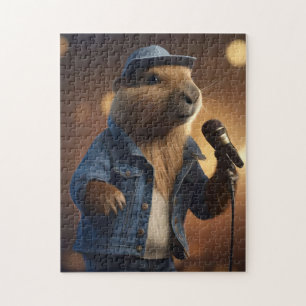 "Capybara Cowboy: Serenading the Wild West"