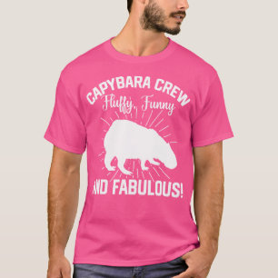 Capybara Crew Fluffy Funny und fabelhafte Capybara T-Shirt