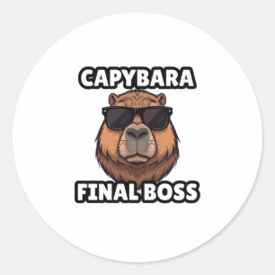 Capybara Endgegner Aufkleber