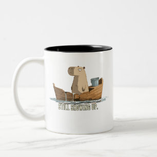 Capybara erscheint immer noch zweifarbige tasse