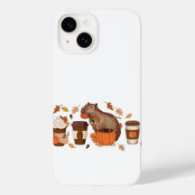 Capybara Fall Phone Case