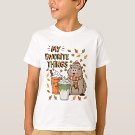 Capybara Fall T - Shirt