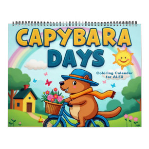 Capybara-Farbkalender Kalender