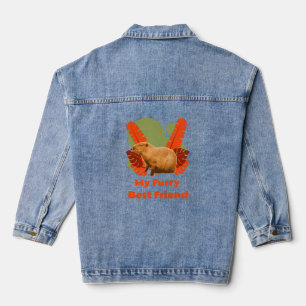 Capybara Fellower Freund Tropisches Tier Jeansjacke