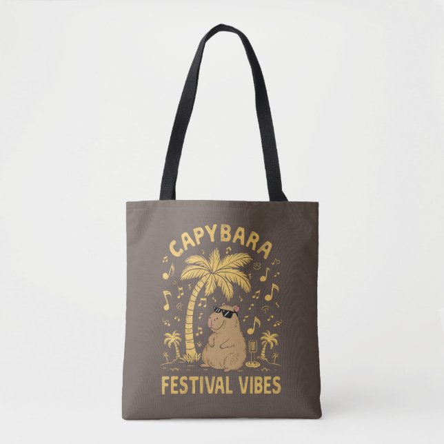 Capybara Festival Tasche (Vorderseite)