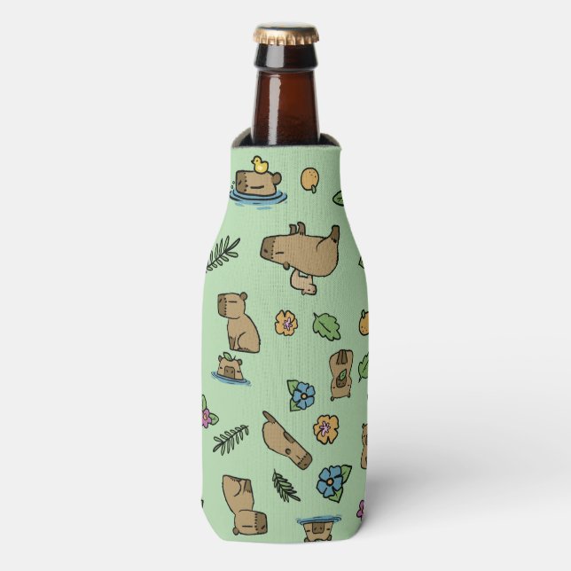 Capybara Flaschenkühler (Flaschenvorderseite)