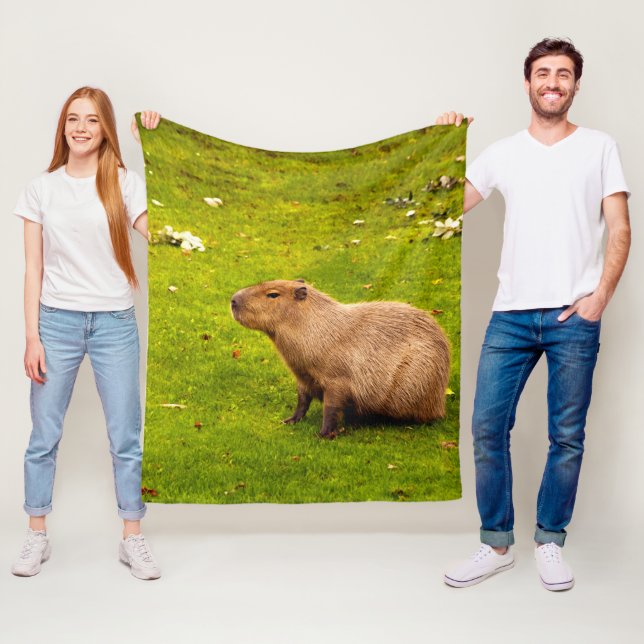 Capybara Fleecedecke (Beispiel)