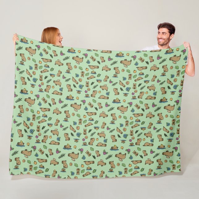 Capybara Fleecedecke (Beispiel)