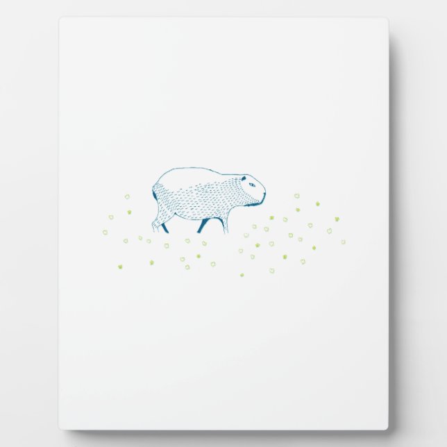 Capybara Fotoplatte (Vorderseite)