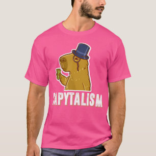 Capybara Funny Capytalismus Kapitalismus Kapitalis T-Shirt