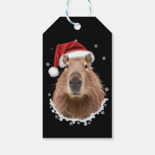 Capybara Funny Christmas Geschenkanhänger