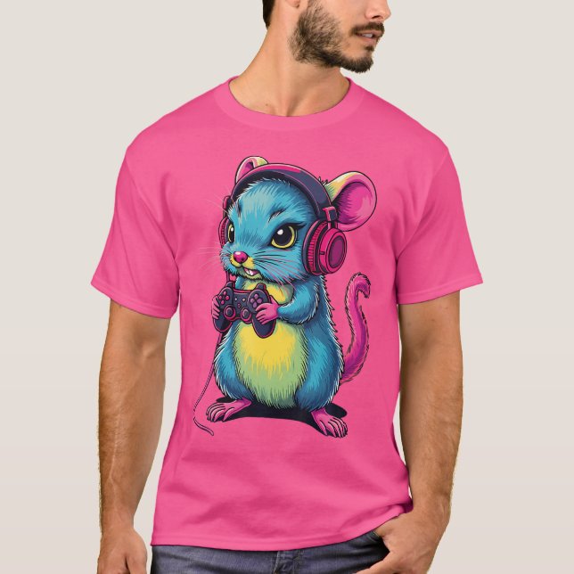 Capybara Funny Video Games Capybara T-Shirt (Vorderseite)