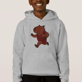 Capybara-Fußball-Sport-Tier Capybara-Athlet Hoodie