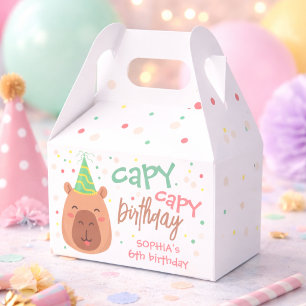 Capybara-Geburtstag Geschenkschachtel