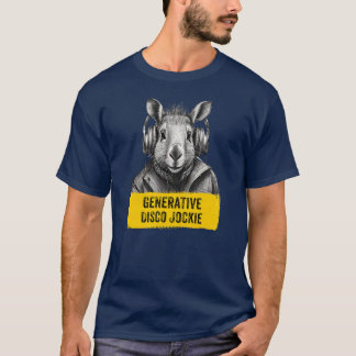 Capybara Generative Diskothek Jockie cooler Spaß T T-Shirt