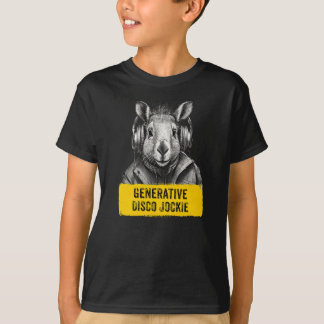 Capybara Generative Diskothek Jockie cooler Spaß T T-Shirt