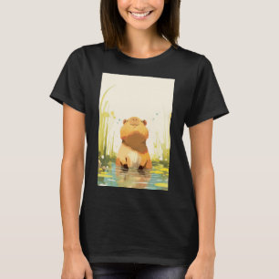 Capybara genießt das Wasser T-Shirt