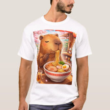 Capybara genießt Ramen